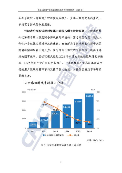 中國信通院IDC 2023年全球云游戲產業深度觀察及趨勢研判研究報告摘要與分析
